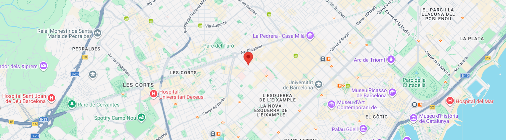Mapa La Rica Barcelona – Calle Londres 54, Eixample